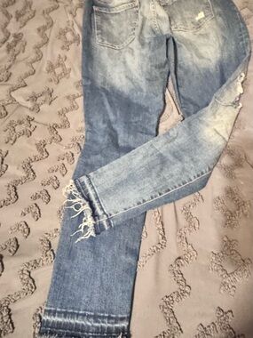 Gap Skinny Fit Distressed Released Hem Jeans